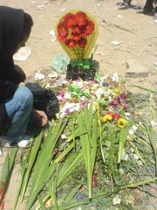 Grave site of Neda Agha-Soltan