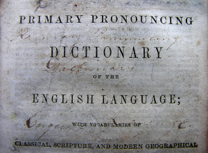 Pronouncing dictionary