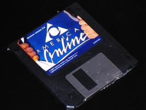 AOL floppy disk
