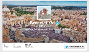 @Pontifex -- Twitter Account of Pope Benedict XVI
