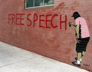 free speech graffitti