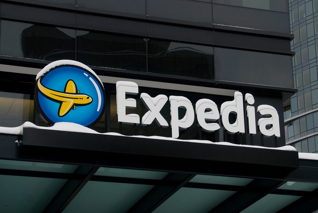 Expedia's stock price dropped more than 4 percent this week due to lowered search-engine rankings.
